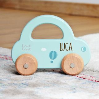 Holz-Spielzeugauto mint mit Name