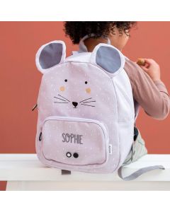 Kindergarten-Rucksack Maus mit Namen