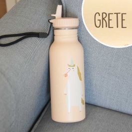 Große Kinder-Trinkflasche Einhorn mit Namen 500 ml